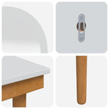 Dressing Table Set FAUSKE 3 pcs White 100 x 50 x 143 cm 3438590