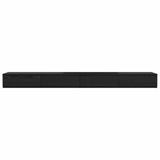 Bed Drawers Black Oak 200 x 36.5 x 16.5 cm Engineered Wood 866916