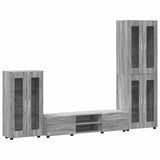 TV Cabinet Set FLORIN 3 pcs Grey Sonoma Engineered Wood 3397960