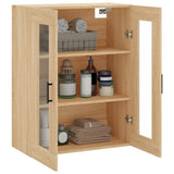 Wall Mounted Cabinet Sonoma Oak 69.5x34x90 cm 828487