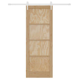 Sliding Door Other ORKDAL Natural and white 78 x 211 cm 3333696
