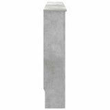 Radiator Cover Concrete Grey 112 x 19 x 81.5 cm Engineered Wood 884105