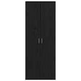 Highboard Black Oak 70 x 33.5 x 180 cm Engineered Wood 3365566
