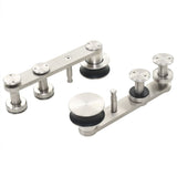 Sliding Door Hardware Kit 183 cm Stainless Steel Silver 142826
