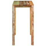 ZNTS Bar Table 112x55x108 cm Solid Wood Reclaimed 350318