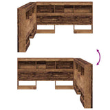 Storage Headboard Old Wood Engineered Wood 3335499
