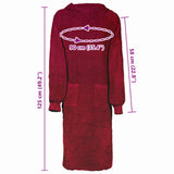 Robe KINN Red XL Cotton 4100899