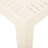 Garden Table White 79x65x72 cm Plastic 315844