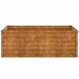 Garden Raised Bed 100x50x36 cm Corten Steel 151975