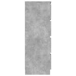 ZNTS Sideboard Concrete Grey 60x35x98.5 cm Engineered Wood 800535