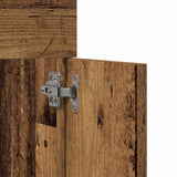 Bathroom Furniture Set with Shelf 5 pcs Brown Engineered Wood 3332602