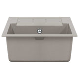 Sink Grey 620 x 500 mm 80% Quartz and 20% Resin 42028397