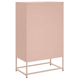 Highboard Pink 68x39x111.5 cm Steel 846609