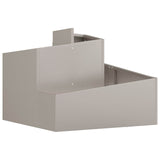 Garden Planter Brown 60 x 60 x 50 cm Weathering Steel 873577