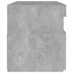 Bedside Cabinet & LED Lights 2 pcs Concrete Grey 60x35x40 cm 3082783