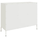 ZNTS Sideboard White 100.5x39x79 cm Steel 843029