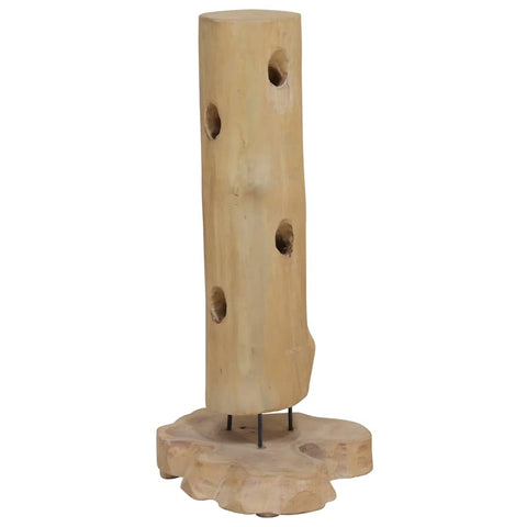 Wine Rack for 8 Bottles 40x30x80 cm Solid Teak Wood 288812