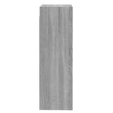 ZNTS TV Cabinets 2 pcs Grey Sonoma 30.5x30x90 cm Engineered Wood 815750