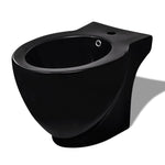Black Ceramic Toilet & Bidet Set 270567