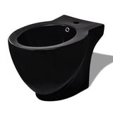 Black Ceramic Toilet & Bidet Set 270567