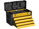 4 Drawers Large Toolbox - Yellow T3398P376747