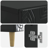 Bathroom Cabinet with Open Shelf DELFT Black 30 x 31 x 190 cm 897036