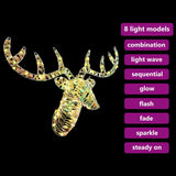 Reindeer Pull Sleigh Warm white 68 x 36.5 x62.5 cm PET 42019065