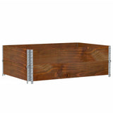 Garden Planter Brown 120x80 cm Solid Wood Pine 3295386