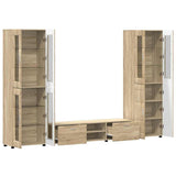 TV Cabinet Set FLORIN 3 pcs Sonoma Oak Engineered Wood 3398006