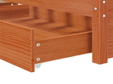 Bed Frame with Drawer with Storage Solid Pine Wood 3423806