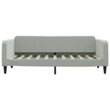 Daybed with Trundle without Mattress Light Grey 90x190 cm Single 3197153