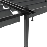 Garden Gazebo with Retractable Roof Anthracite 3x6 m Aluminium 3217062