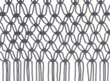 Macrame Curtain Anthracite 140x240 cm Cotton 323991