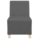 Modular Sofa Unit Armless 3 pcs Dark Grey 55 x 74 x 82 cm 3399793