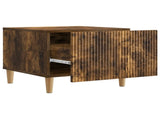 Coffee Table Smoked Oak 49 x 50 x 40 cm Engineered Wood 894740