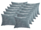 Cushion Cover 12 pcs HEERLEN Light Blue 40 x 40 cm 908508