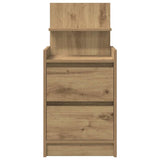 Bedside Cabinets with 2 Drawers 2 pcs Artisan Oak 38x34x80 cm 861372