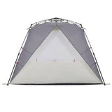 Beach Tent 4-Person Grey Quick Release Waterproof 4005307