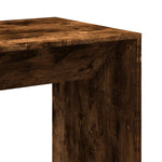 ZNTS Bar Table Smoked Oak 51x50x103.5 cm Engineered Wood 854422