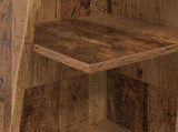 Corner Cabinet 27.5x27x140cm Engineered Wood Old Wood 889873