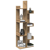Book Cabinet Artisan Oak 48x25.5x140 cm Engineered Wood 856695