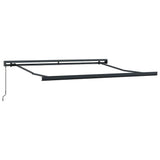 Retractable Awning Multicolour 350 x 250 cm Fabric and Metal 3330461