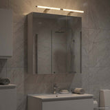 Bathroom Mirror Cabinet White 60 x 14.5 x 70 cm Engineered wood 889063