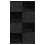 Bookcase Black Oak 60x24x101.5 cm Engineered Wood 860392