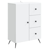 Sideboard with Drawer White 66 x 34.5 x 90 cm Engineered Wood 895545
