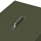 Chicken Feeder Olive Green 40.5 x 45 x 41 cm Cold-Rolled Steel 874667