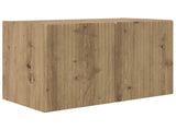 TV Wall Cabinet Set 4 pcs Artisan Oak Engineered Wood 3408942