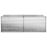 Raised Garden Bed Silver 160 x 80 x 55 cm galvanized 8006401
