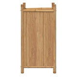 Planter 40x40x80 cm Bamboo 366466