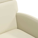 Dining Chairs with Wheels 2 pcs Cream 58 x 65 x 98 cm 42017884